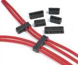 MSD Pro-Clamp Wire Separators 8843 Ignition Loom/Separator, Polymer, Black, 7-8.5 mm, Set of 8 thumbnail 1