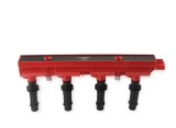 MSD Blaster OEM Replacement Coils 8236 Ignition Coil, Blaster, Coil Pack Style, Rectangular, Red, Buick, Chevy, 1.4L, Turbo, Each thumbnail 6