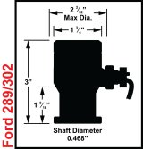 MSD Pro-Billet Distributor Plugs with Cam Sync 85221 Position Sensor, Sync, Plug, Steel Gear, Ford, 289, 302, Each thumbnail 2
