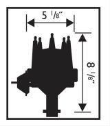MSD Pro-Billet Ready-to-Run Distributors 8360 Distributor, Ready-to-Run, Magnetic Pickup, Vacuum Advance, Chevy, Big/Small Block, Each thumbnail 2