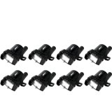 MSD Street Fire Coils 55098 Ignition Coil, Fire, Coil Pack, Black, Buick, Chevy, GMC, Set of 8 thumbnail 3