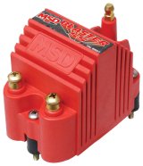 MSD Blaster SS Coils 8207 Ignition Coil, SS, E-Core, Square, Epoxy, Red, 40,000 V, Each thumbnail 5