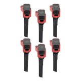 MSD Ford Eco-Boost Coils 826016 Ignition Coils, Eco-Boost, Coil Pack, Red, Ford, Set of 6 thumbnail 2
