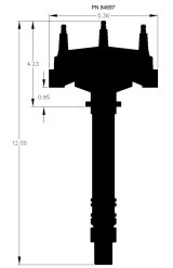 MSD Pro-Billet Crank Trigger Distributors 84697 Distributor, Trigger, Chevy, Big/Small Block, Each thumbnail 2