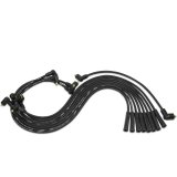 MSD Street Fire Spark Plug Wire Sets 5561 Wires, Fire, 8.0mm, Black, Straight Boots, Chevy, Big Block, Set thumbnail 5