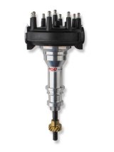 MSD Pro-Billet Crank Trigger Distributors 83795 Distributor, Trigger, Male/HEI, Bronze Gear, Standard Rotation, Black Cap, Billet Aluminum Housing, Natural, Ford, Each thumbnail 1