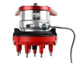 MSD Pro-Billet Front Drive Distributors 85101 Distributors, Drive, Hall Effect Trigger, Male/HEI, Mechanical Advance, Red Cap, Chevrolet, Small Block, Each thumbnail 6
