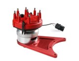 MSD Pro-Billet Front Drive Distributors 85101 Distributors, Drive, Hall Effect Trigger, Male/HEI, Mechanical Advance, Red Cap, Chevrolet, Small Block, Each thumbnail 7