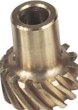 MSD Bronze Distributor Gears 85631 Gear, Aluminum, Bronze, Race, .500 in. Diameter Shaft, Pontiac, V8, Each thumbnail 2