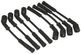 MSD Street Fire Spark Plug Wire Sets 5574 Sets, Fire, Assembled, Coil Pack Terminal Ends, Spiral Core, Black, 8.00mm Diameter, Chevrolet, GMC, 4.8L, 5.3L, 6.0L, Set thumbnail 4