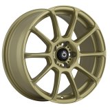 Konig Runlite Gold Wheels 17x7.5 Wheels, KONIG RUNLITE 5x100 ET45 thumbnail 1