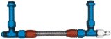 Aeroquip Dual-Feed Fuel Lines for Holley FCP0134 Line, Braided Stainless Steel, Holley, 4150, -8 AN Inlet, Kit thumbnail 2
