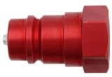Aeroquip Quick-Disconnect Couplings FBM1153 Coupling, Quick Disconnect Radiator, Cooling Refill, Male 1/2", Aluminum, Each thumbnail 3