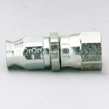 Aeroquip Reusable PTFE Fittings FBM1100 Fitting, Hose End, Racing Hose, Straight, -3 AN Hose to Female -3 AN, SAE 37 Degree Flare, Steel, Each thumbnail 1