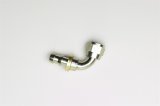 Aeroquip Socketless Hose Ends FBM1442 Fitting, End, AQP Socketless, 90 Degree, -6 AN Barb to Female -6 AN, Steel, Natural, Each thumbnail 1