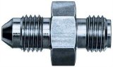 Aeroquip Brake System Adapter Fittings FBM2926 Fittings, Brake, Steel, Zinc Plated, Male -3 AN to Male 3/8 in.-24 Thread, Inverted Flare, Pair thumbnail 3