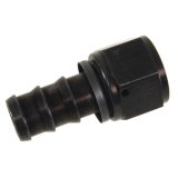 Aeroquip Socketless Hose Ends FBL1515 Fitting, End, AQP Socketless, Straight, -12 AN Barb to Female -12 AN, Aluminum, Black Anodized, Each thumbnail 1