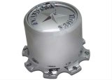 American Force Lifestyle Center Caps AFX306 Wheel Cap, Lifestyle, 8-Lug, 4 in. Tall, Plastic, Silver, Each thumbnail 1