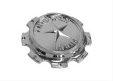 American Force Lifestyle Center Caps AFX309 Wheel Cap, Lifestyle, 8-Lug, 1 in. Tall, Plastic, Silver, Each thumbnail 1