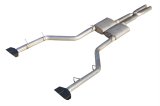Pypes Race Pro Dual Exhaust Systems SMC21R System, Pro, Cat-Back, Stainless Steel, Natural, Dodge, Kit thumbnail 1