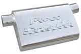Pypes Street Pro 409 Stainless Steel 2.5 Inch Muffler MVS11 Muffler, Series, Steel, Natural, in. Offset Inlet/2.5 in. Offset Outlet, Same Side, Each thumbnail 1