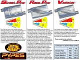 Pypes H-Bomb Exhaust Systems SGC40 System, Crossmember Back w/H-Pipe 55-57 Tri-Five Chevy Split Rear Dual Exit 2.5 in Int & Tail Pipe Hardware thumbnail 3