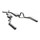 Pypes Race Pro Dual Exhaust Systems SGA10R System, Pro, Header-Back, Stainless Steel, Natural, X-Pipe, Buick, Chevy, Oldsmobile, Pontiac, V8 thumbnail 2