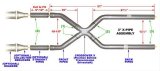 Pypes Off-Road X-Pipes XVA13S Crossover Pipe, X-Pipe, 3.0 in., Stainless Steel, Polished, Universal, Kit thumbnail 1