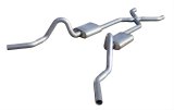 Pypes No-Muffler Exhaust Systems SGC16 System, No-Muffler, Crossmenber-Back, X-Pipe, Stainless Steel, Chevy, V8, Kit thumbnail 2