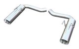 Pypes Pype Bomb Exhaust Systems SGF53B System, Rear Axle-back, Dual, Stainless, Black Powdercoated, Split Rear Exit, Chevy, 6.2L LS, Kit thumbnail 2