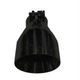 Pypes Stainless Steel Round, Polished 2.50 Inch Exhaust Tip EVT94B Tips, Slant, Stainless, Black, 2.500 in. Inlet Diameter, 4.500 in. Outlet Diameter, Chevy, Camaro, Each thumbnail 2