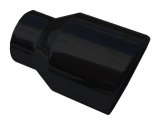 Pypes Stainless Steel Round, Black 3 Inch Exhaust Tip EVT53B TIPS 3" 4" x 6" stainless blac thumbnail 2