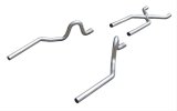 Pypes No-Muffler Exhaust Systems SGA13SS System, No-Mufflers, Header-Back, Polished Stainless Steel, X-Pipe, Buick, Chevy, Olds, Pontiac, V8 thumbnail 2