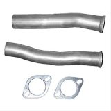 Pypes Flow Tubes PFF10K Exhaust Intermediate Pipes, Tubes, Stainless Steel, Natural, Ford, 2.5 in. Diameter, Kit thumbnail 2