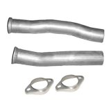 Pypes Flow Tubes PFF10K Exhaust Intermediate Pipes, Tubes, Stainless Steel, Natural, Ford, 2.5 in. Diameter, Kit thumbnail 3