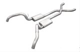 Pypes Street Pro Exhaust Systems SGF63S System, Pro, Header-Back, Stainless Steel, Natural, X-Pipe, Chevy, Pontiac, Kit thumbnail 2