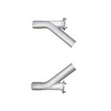 Pypes X-Pipe Dumps XVX10F Crossover Pipe, X-Pipe, Dump Extensions, 2.5 in., Stainless Steel, Natural, Universal, Kit thumbnail 2