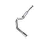 Pypes Converter-Back Exhaust Systems SFT22V System, Cat-back, Single, Stainless Steel, Natural, Polished Tip, Ford, 2.7, 3.5L, Kit thumbnail 1