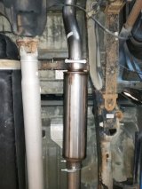 Pypes Converter-Back Exhaust Systems SFT22V System, Cat-back, Single, Stainless Steel, Natural, Polished Tip, Ford, 2.7, 3.5L, Kit thumbnail 4