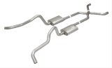 Pypes Race Pro Dual Exhaust Systems SGC16R System, Pro, Crossmenber-Back, X-Pipe, Stainless Steel, Chevy, Bel Air, V8, Kit thumbnail 2
