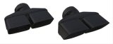 Pypes Stainless Steel Rectangular, Black 3 Inch Exhaust Tip EVT88B Tips, Steel, Pair thumbnail 2