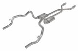 Pypes Street Pro Exhaust Systems SGF911SE Systems, Crossmember Back w/X-Pipe, 75-81 F-Body Split Rear Dual Exit 2.5 in Intermediate thumbnail 3