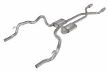Pypes Street Pro Exhaust Systems SGF911SE Systems, Crossmember Back w/X-Pipe, 75-81 F-Body Split Rear Dual Exit 2.5 in Intermediate thumbnail 5