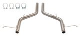 Pypes Pype Bomb Exhaust Systems SJJ05MS Systems, Bomb, Rear Axle-back, Dual, Stainless Steel, Natural, Split Rear Exit, Jeep, Grand Cherokee, Kit thumbnail 4