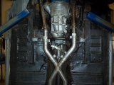 Pypes No-Muffler Exhaust Systems SFM04 System, No-Muffler, Header-back, Dual, Stainless, Natural, Split Rear Exit, Ford, Kit thumbnail 2