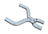 Pypes After-Cat X-Pipes XFM45 Crossover Pipe, X-Pipe, Stainless Steel, Natural, 3.00 in.-2.75 in. Diameter, Ford, Mustang, 5.0L V8, Kit thumbnail 1