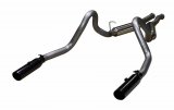 Pypes Pype Bomb Exhaust Systems SFM29VB System, Bomb, Cat-back, Stainless, Natural, Split Rear Exit, Ford, 4.2L, 4.6L Modular, 5.0L, Kit thumbnail 3