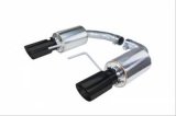 Pypes Axle-Back Exhaust Systems SFM82MSB System, Street Pro, Axle-Back, Dual, Polished Stainless Steel, Black Powdercoated Tips, Ford, 5.0L, Kit thumbnail 2