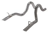 Pypes Stainless Steel Exhaust Tailpipes for 1986-1993 MUSTANG - TFM15 Exhaust, Tailpipes, Steel, Polished, 3 in. Diameter, Slant Cut, Ford, Pair thumbnail 1