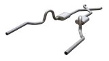 Pypes Turbo Pro Exhaust Systems SGA10T Systems, Pro, Crossmember-Back, Stainless Steel, Natural, Mufflers, Buick, Chevy, Oldsmobile, Pontiac, Kit thumbnail 2